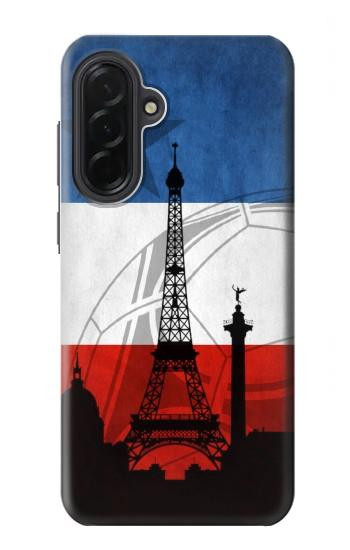 S2980 フランスサッカー France Football Soccer Flag Samsung Galaxy A36 バックケース、フリップケース・カバー
