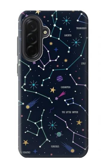 S3220 スターマップ星座星座 Star Map Zodiac Constellations Samsung Galaxy A36 バックケース、フリップケース・カバー