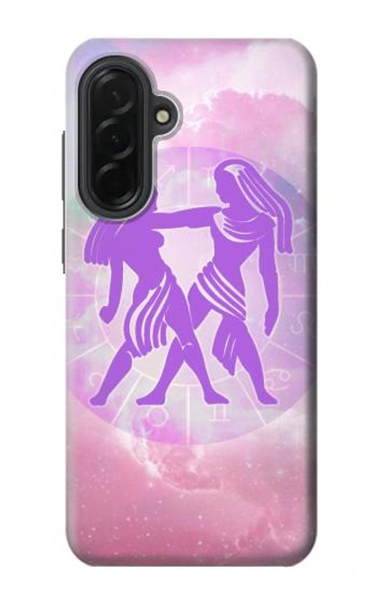 S3259 ゾディアックジェミニ Zodiac Gemini Samsung Galaxy A36 バックケース、フリップケース・カバー