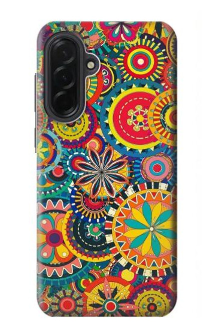S3272 カラフルなパターン Colorful Pattern Samsung Galaxy A36 バックケース、フリップケース・カバー