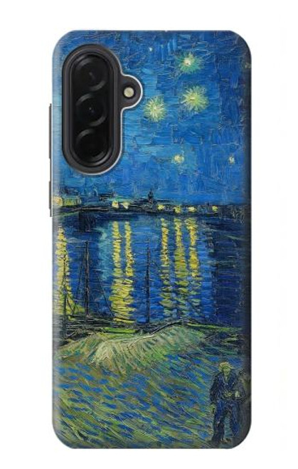 S3336 ヴァン・ゴッホローソンの星空 Van Gogh Starry Night Over the Rhone Samsung Galaxy A36 バックケース、フリップケース・カバー