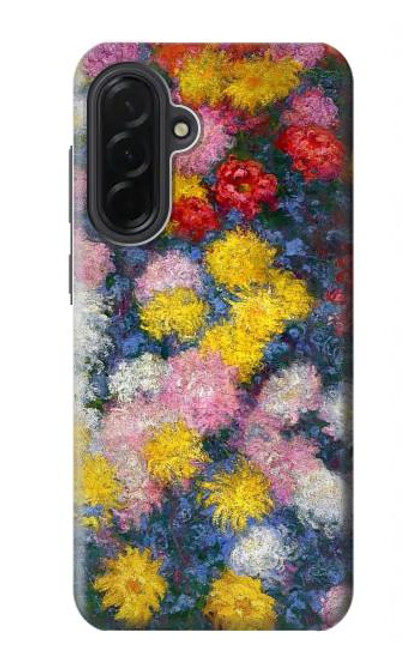 S3342 クロードモネ菊 Claude Monet Chrysanthemums Samsung Galaxy A36 バックケース、フリップケース・カバー
