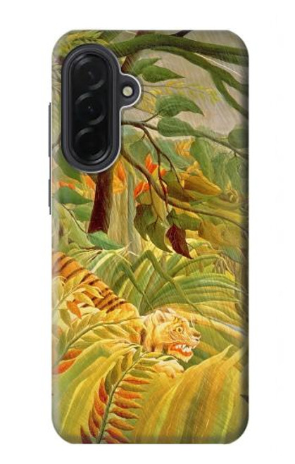 S3344 アンリ・ルソー  Henri Rousseau Tiger in a Tropical Storm Samsung Galaxy A36 バックケース、フリップケース・カバー