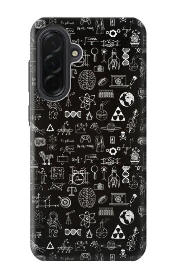 S3426 科学黒板 Blackboard Science Samsung Galaxy A36 バックケース、フリップケース・カバー