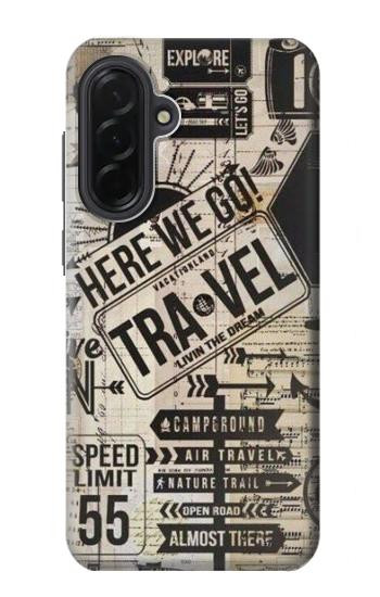 S3441 ヴィンテージ旅行 Vintage Travel Samsung Galaxy A36 バックケース、フリップケース・カバー