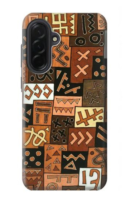 S3460 マリ芸術 Mali Art Pattern Samsung Galaxy A36 バックケース、フリップケース・カバー