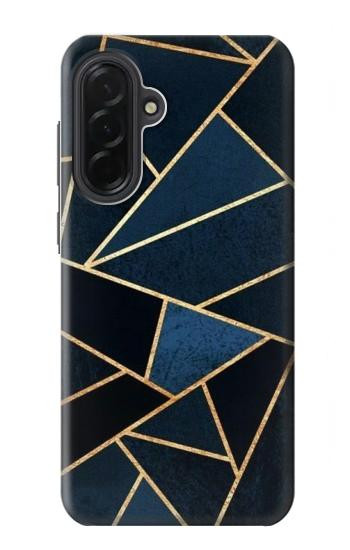 S3479 ネイビーブルーグラフィックアート Navy Blue Graphic Art Samsung Galaxy A36 バックケース、フリップケース・カバー