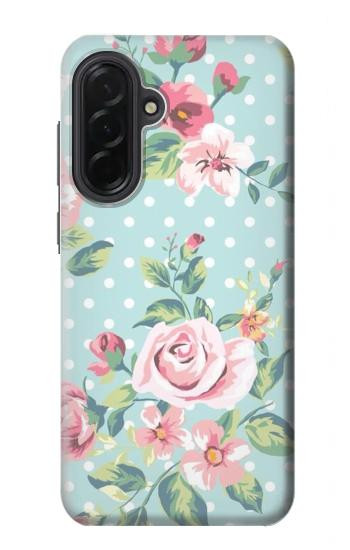 S3494 ヴィンテージローズポルカドット Vintage Rose Polka Dot Samsung Galaxy A36 バックケース、フリップケース・カバー