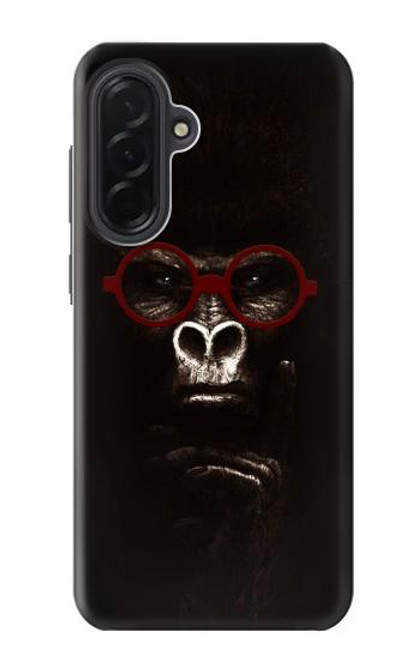 S3529 思考ゴリラ Thinking Gorilla Samsung Galaxy A36 バックケース、フリップケース・カバー