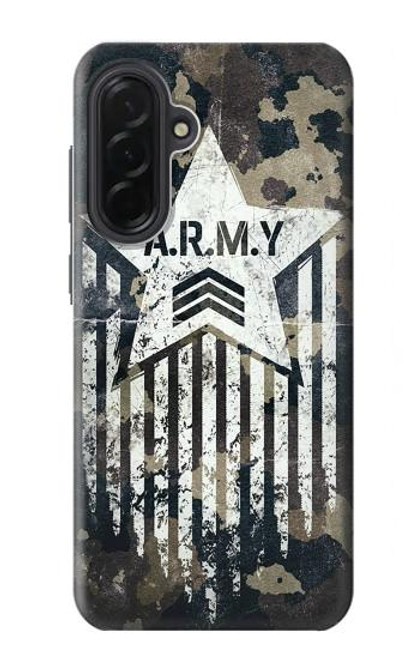 S3666 陸軍迷彩迷彩 Army Camo Camouflage Samsung Galaxy A36 バックケース、フリップケース・カバー