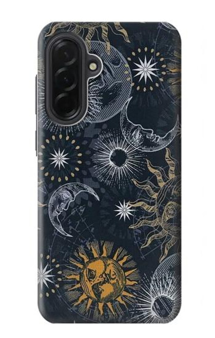 S3702 月と太陽 Moon and Sun Samsung Galaxy A36 バックケース、フリップケース・カバー