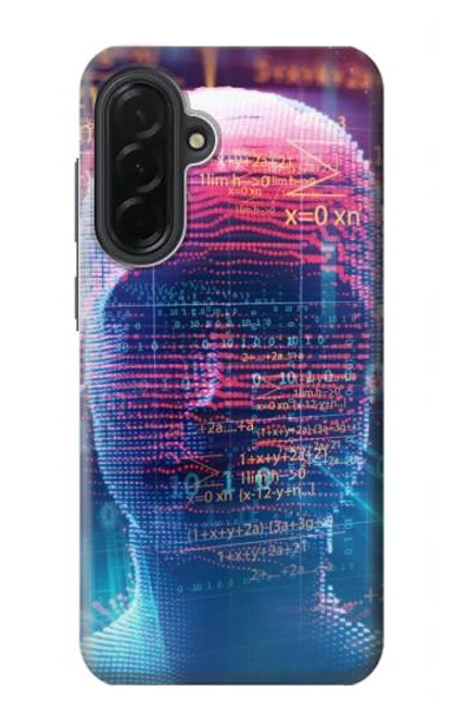 S3800 デジタル人顔 Digital Human Face Samsung Galaxy A36 バックケース、フリップケース・カバー