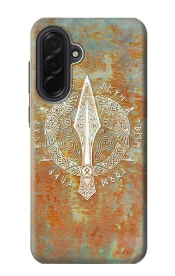 S3827 オーディン北欧バイキングシンボルのグングニル槍 Gungnir Spear of Odin Norse Viking Symbol Samsung Galaxy A36 バックケース、フリップケース・カバー