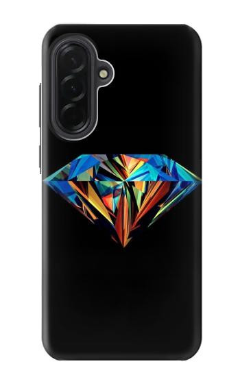 S3842 抽象的な カラフルな ダイヤモンド Abstract Colorful Diamond Samsung Galaxy A36 バックケース、フリップケース・カバー