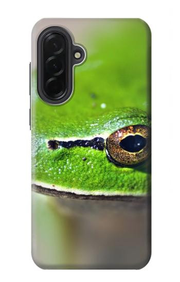 S3845 緑のカエル Green frog Samsung Galaxy A36 バックケース、フリップケース・カバー