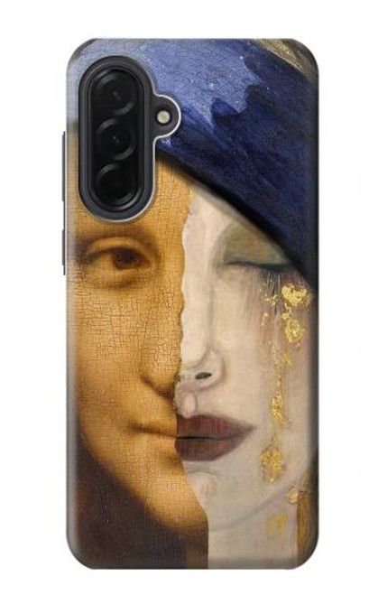 S3853 モナリザ グスタフクリムト フェルメール Mona Lisa Gustav Klimt Vermeer Samsung Galaxy A36 バックケース、フリップケース・カバー