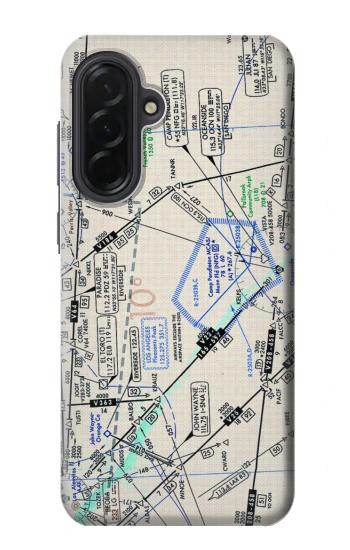 S3882 フライング エンルート チャート Flying Enroute Chart Samsung Galaxy A36 バックケース、フリップケース・カバー