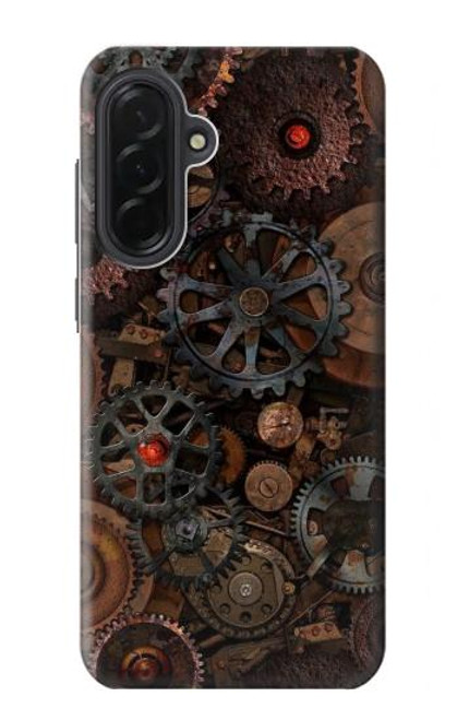 S3884 スチーム パンクな機械の歯車 Steampunk Mechanical Gears Samsung Galaxy A36 バックケース、フリップケース・カバー