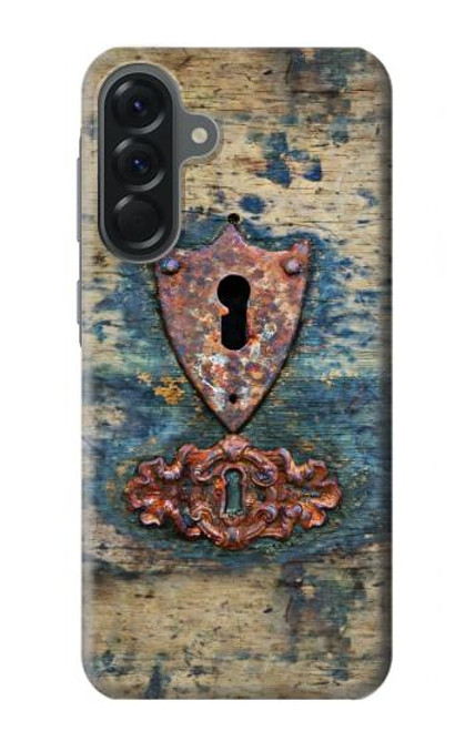 S3955 ヴィンテージ鍵穴ウェザードア Vintage Keyhole Weather Door Samsung Galaxy A56 バックケース、フリップケース・カバー