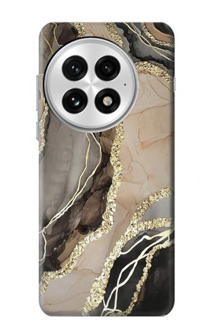 S3700 マーブルゴールドグラフィックプリント Marble Gold Graphic Printed OnePlus 13 バックケース、フリップケース・カバー