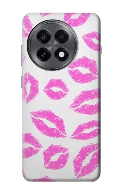 S2214 ピンクの唇のキス Pink Lips Kisses OnePlus 13R バックケース、フリップケース・カバー