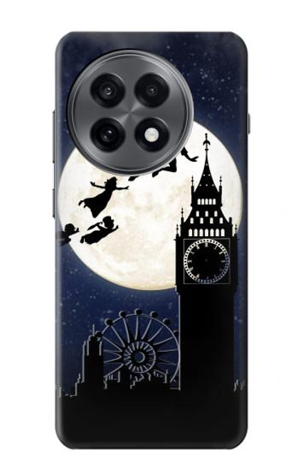 S3249 ピーター・パン Peter Pan Fly Full Moon Night OnePlus 13R バックケース、フリップケース・カバー