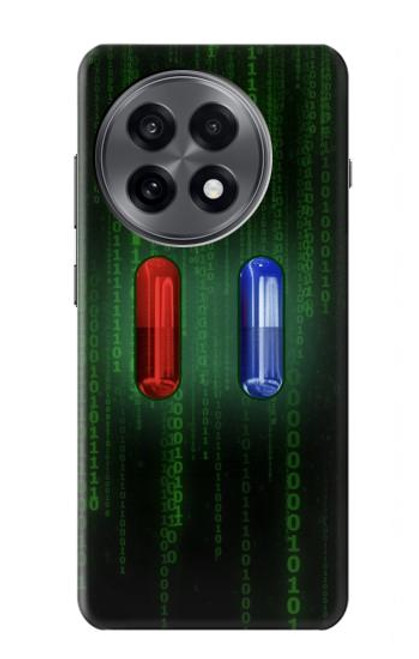 S3816 赤い丸薬青い丸薬カプセル Red Pill Blue Pill Capsule OnePlus 13R バックケース、フリップケース・カバー