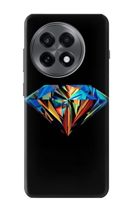 S3842 抽象的な カラフルな ダイヤモンド Abstract Colorful Diamond OnePlus 13R バックケース、フリップケース・カバー
