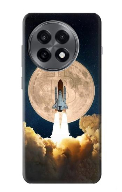 S3859 月へのビットコイン Bitcoin to the Moon OnePlus 13R バックケース、フリップケース・カバー