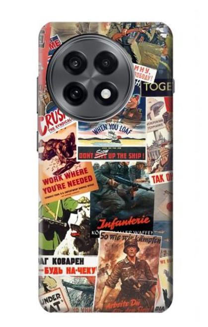 S3905 ビンテージ アーミー ポスター Vintage Army Poster OnePlus 13R バックケース、フリップケース・カバー