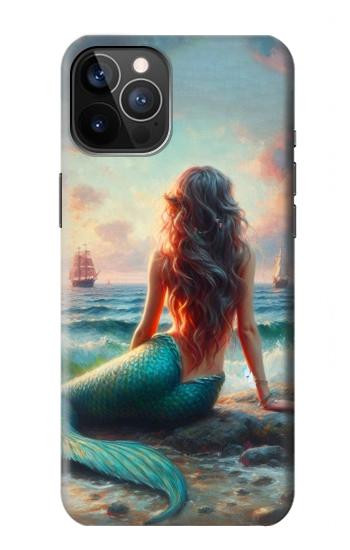 S4006 油絵 人魚 Oil Painting Mermaid iPhone 12, iPhone 12 Pro バックケース、フリップケース・カバー