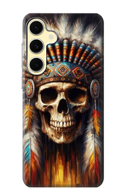 S4016 ネイティブ スカル Native Skull Samsung Galaxy S24 FE バックケース、フリップケース・カバー