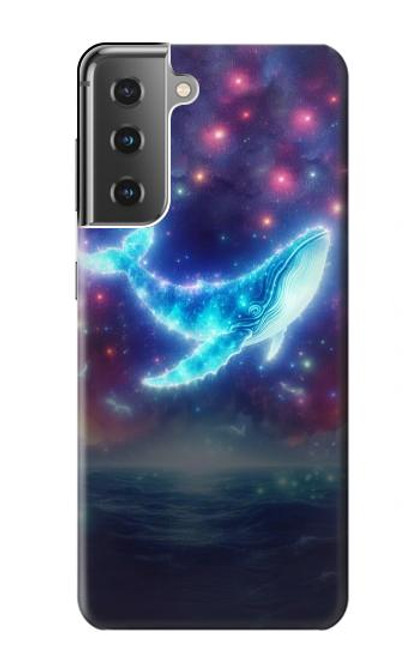 S3982 夢のクジラのカラフルな星雲 Dream Whale Colorful Nebula Samsung Galaxy S21 Plus 5G, Galaxy S21+ 5G バックケース、フリップケース・カバー