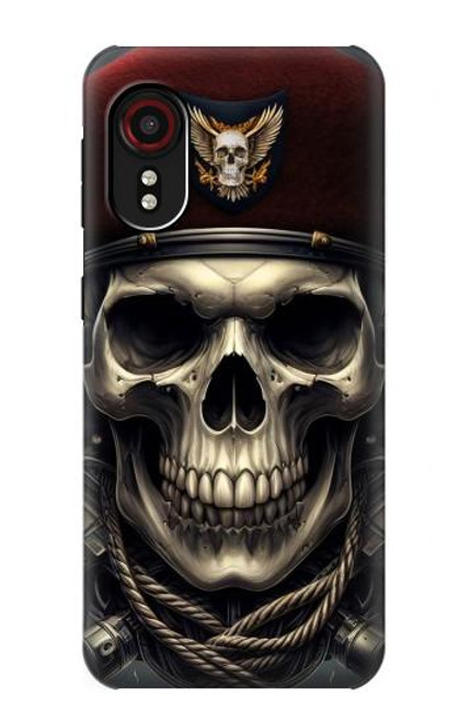 S4014 スカル ソルジャー アーミー Skull Soldier Army Samsung Galaxy Xcover 5 バックケース、フリップケース・カバー