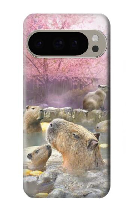 S4030 カピバラ 温泉 Capybara Hot Spring Google Pixel 9 Pro バックケース、フリップケース・カバー