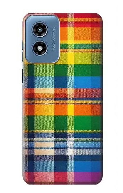 S3983 布の質感 LGBTQ Fabric Texture LGBTQ Motorola Moto G Play 4G (2024) バックケース、フリップケース・カバー