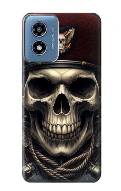 S4014 スカル ソルジャー アーミー Skull Soldier Army Motorola Moto G Play 4G (2024) バックケース、フリップケース・カバー
