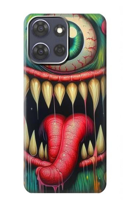 S4000 モンスターのグラフィティ ウォールアート Monster Graffiti Wall Art Motorola Moto G Power (2025) バックケース、フリップケース・カバー