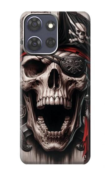 S4009 海賊の頭蓋骨 Pirate Skull Motorola Moto G Power (2025,2026) バックケース、フリップケース・カバー
