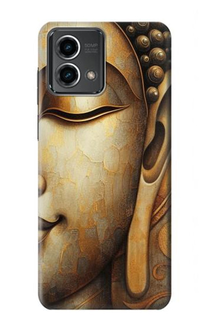 S4022 黄金の仏顔 ヴィンテージ Vintage Buddha Face Golden Style Motorola Moto G Stylus 5G (2023) バックケース、フリップケース・カバー