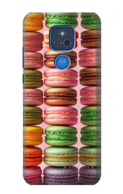 S3974 カラフルなマカロン Colorful Macaron Motorola Moto G Play (2021) バックケース、フリップケース・カバー