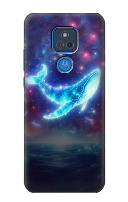 S3982 夢のクジラのカラフルな星雲 Dream Whale Colorful Nebula Motorola Moto G Play (2021) バックケース、フリップケース・カバー
