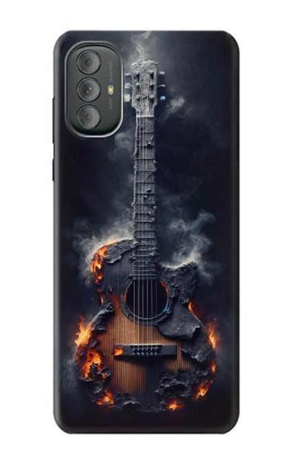 S3972 焦げたアコースティックギターのグラフィック Burned Acoustic Guitar Graphic Motorola Moto G Power 2022, G Play 2023 バックケース、フリップケース・カバー S3972 焦げたアコースティックギターのグラフィック Burned Acoustic Guitar Graphic Motorola Moto G Power 2022, G Play 2023 バックケース、フリップケース・カバー