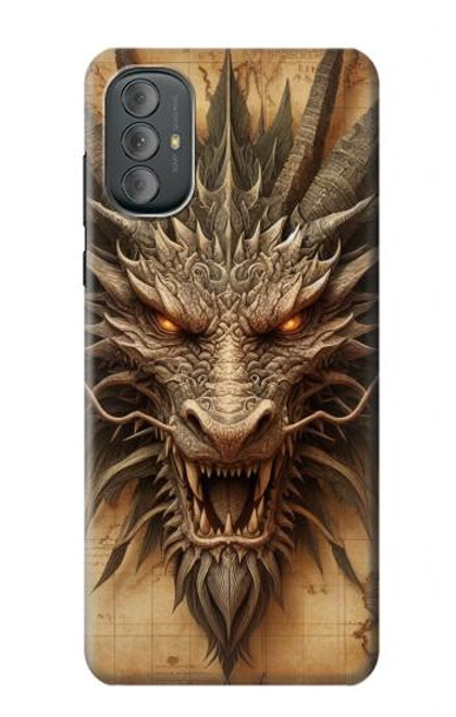 S3981 龍の頭の古地図 Dragon Head Old Map Motorola Moto G Power 2022, G Play 2023 バックケース、フリップケース・カバー S3981 龍の頭の古地図 Dragon Head Old Map Motorola Moto G Power 2022, G Play 2023 バックケース、フリップケース・カバー
