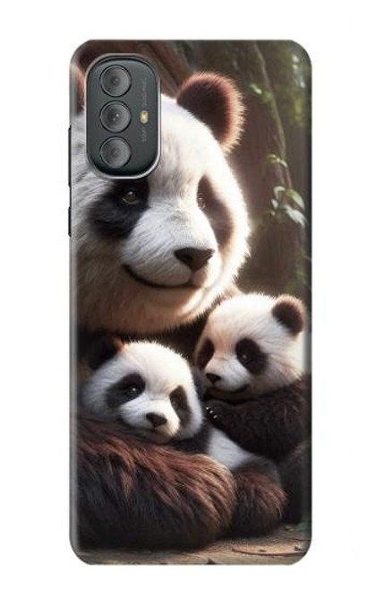 S4008 パンダの家族 Panda Family Motorola Moto G Power 2022, G Play 2023 バックケース、フリップケース・カバー S4008 パンダの家族 Panda Family Motorola Moto G Power 2022, G Play 2023 バックケース、フリップケース・カバー
