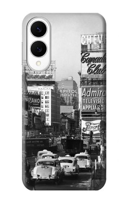 S0182 ヴィンテージ 古いニューヨーク Old New York Vintage Samsung Galaxy S25 Edge バックケース、フリップケース・カバー