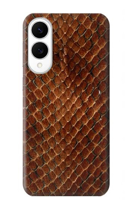 S0555 蛇の皮膚 グラフィックプリント Snake Skin Samsung Galaxy S25 Edge バックケース、フリップケース・カバー