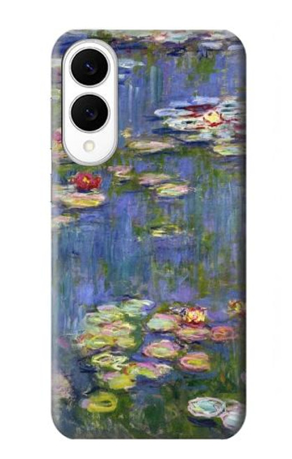 S0997 クロード・モネ 睡蓮 Claude Monet Water Lilies Samsung Galaxy S25 Edge バックケース、フリップケース・カバー