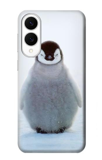 S1075 ペンギン アイス Penguin Ice Samsung Galaxy S25 Edge バックケース、フリップケース・カバー