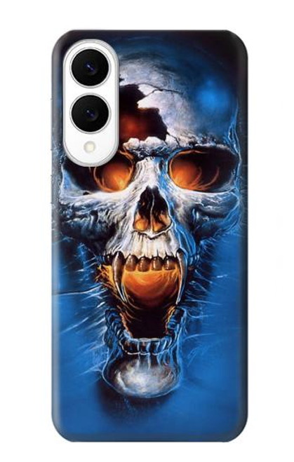 S1462 ヴァンパイア 吸血鬼 スカル Vampire Skull Samsung Galaxy S25 Edge バックケース、フリップケース・カバー